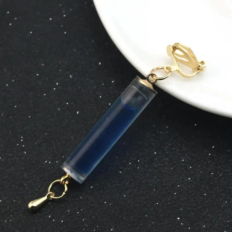 Game The Dottore Doctor Earrings Game Jewelry Cosplay Drop Earrings Anime Game Costume Jewelry For Cosplay Party Daily Wear