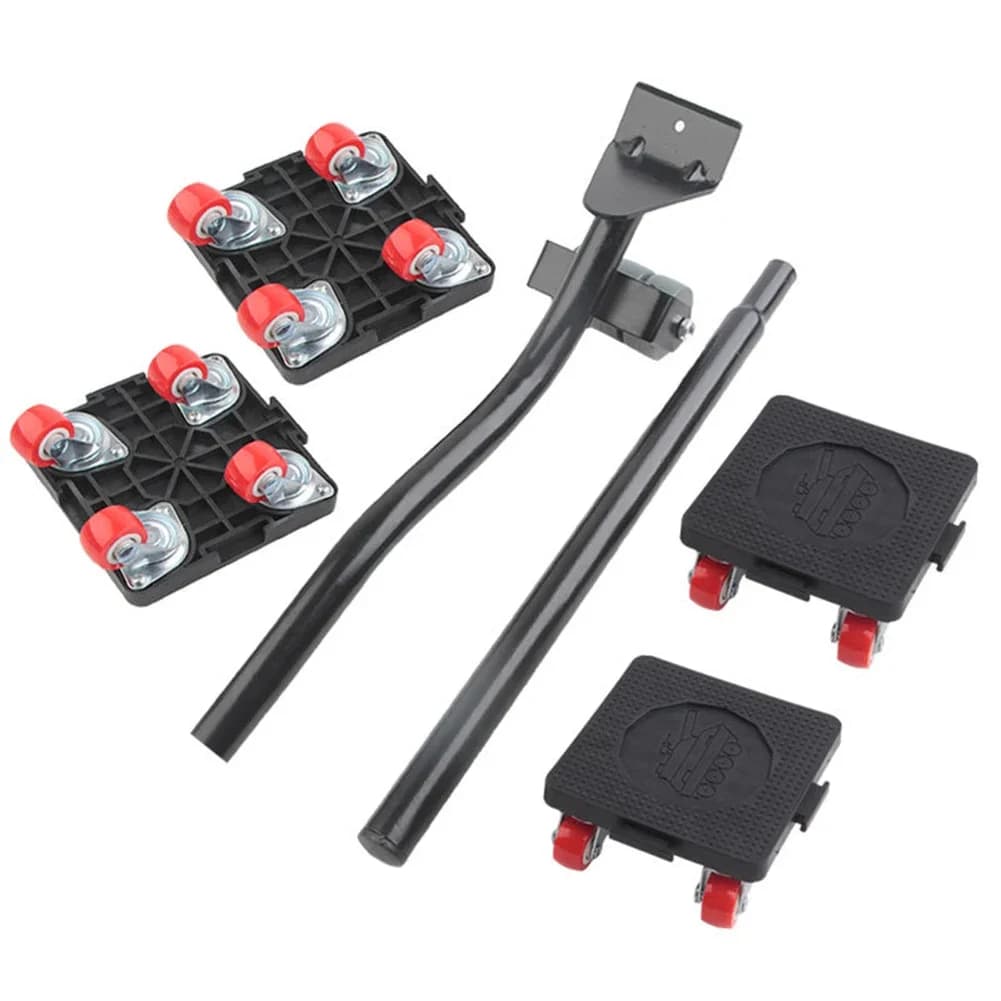 Sollevatore per mobili per impieghi gravosi sollevatore per traslochi ruota per diapositive facile Set di strumenti per Mover per mobili barra a rulli per ruote utensili manuali mobili