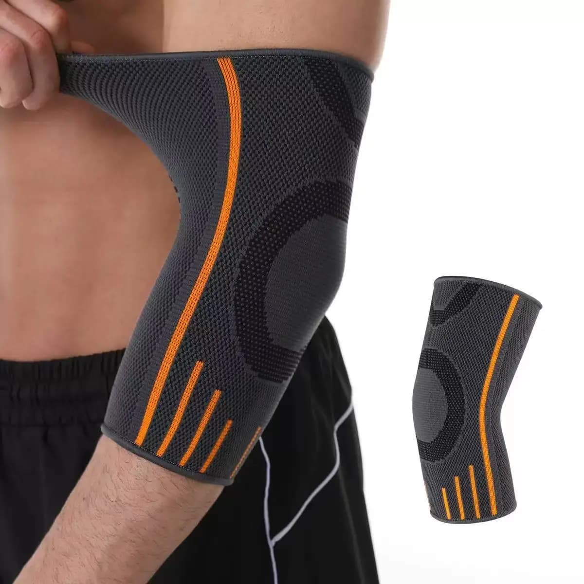 1 piece compression elbow protective support for basketball and volleyball