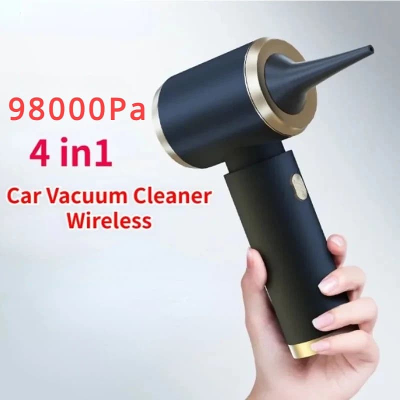 Aspirapolvere per auto Wireless 98000PA 4 IN 1 detergente portatile portatile per elettrodomestici potente macchina per la pulizia detergente per auto