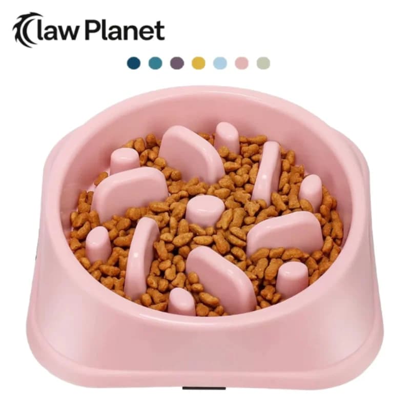 Pet Dog Slow Feeder Bowl Non Slip Puzzle Bowl Anti-Gulping Pet Slower Food Feeding Dishes Dog Bowl for Medium Small Dogs Puppy