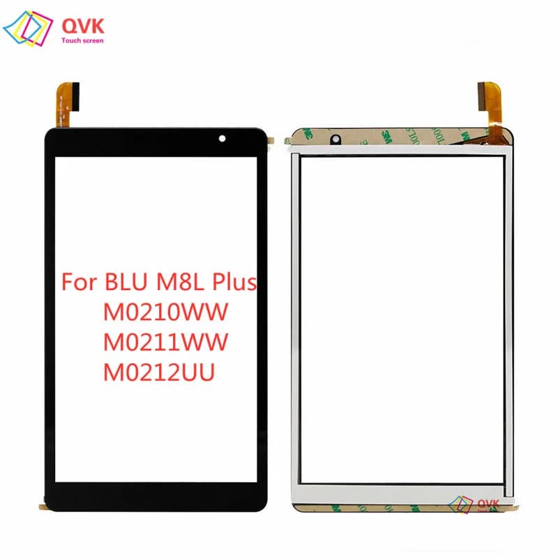 Nero 8 pollici Per BLU M8L M0172WW / M8L 2022 M0220WW / M8L PLUS M0210WW M0174WW M0170WW Touch Screen Digitizer