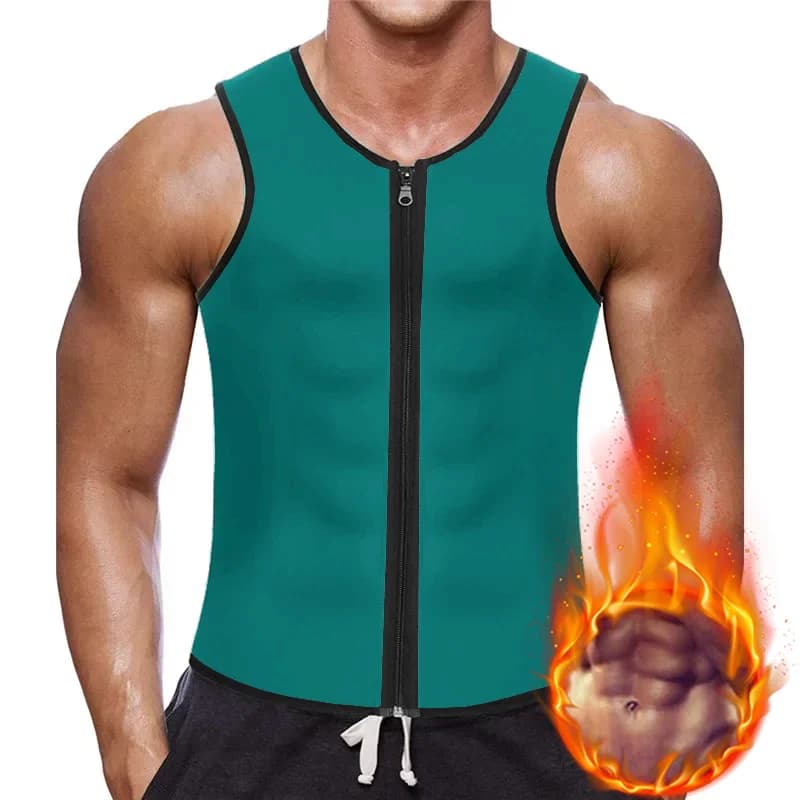 Uomini Gilet Dimagrante Sauna Sudore Shaper Del Corpo Allenamento Perdita di Peso Canotte Addome Controllo Vita Trainer Bruciare I Grassi Shapewear