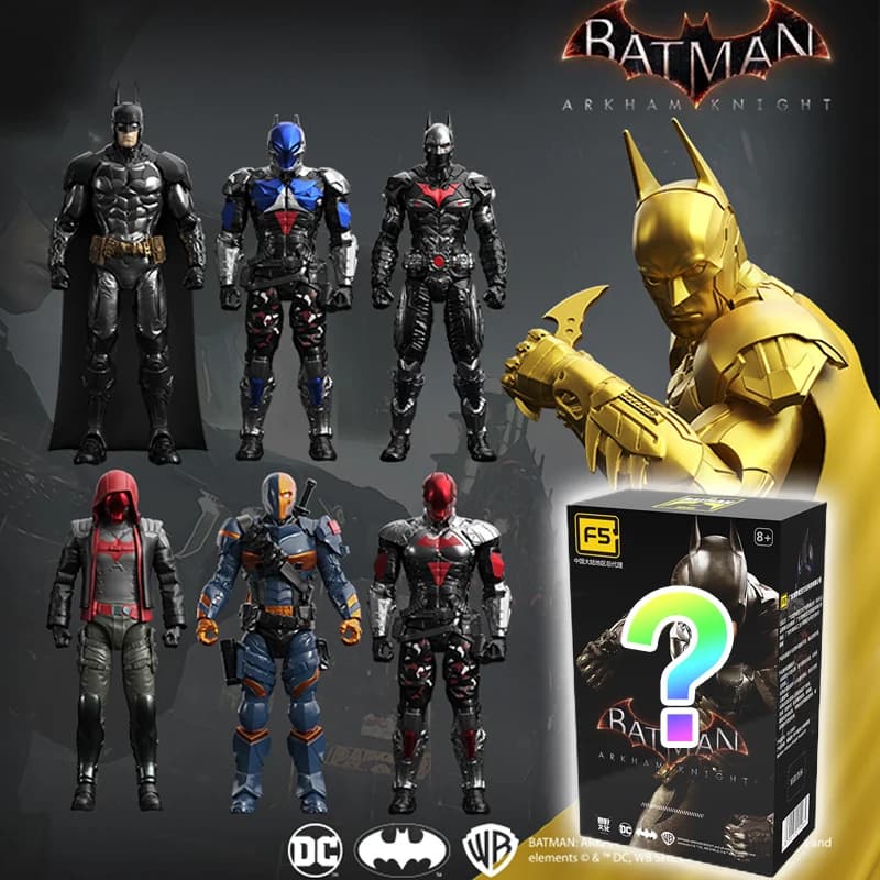 Nuovo F5 Batman Arkham Knight assemblato modello Blind Box 7 stile 10 cm Action figure Collection Hobby modello ornamenti ragazzi giocattoli regalo