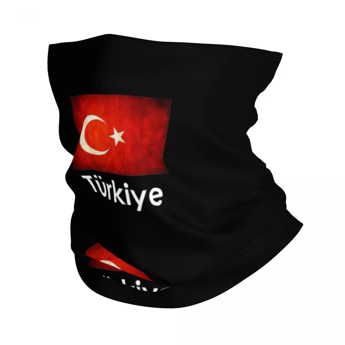 Turkiye Turkish Flag Gift Design Bandana Neck Cheetah Printed Turkish Balaclavas Mask scarf face riding mask for man adult woman