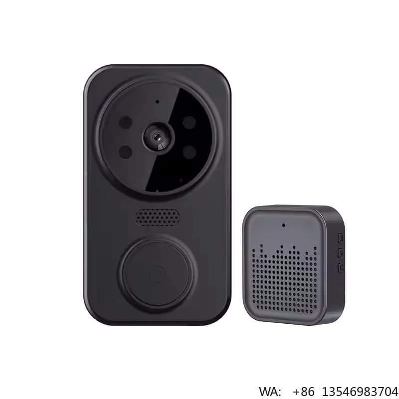 Campanello Video WiFi Intelligente con Telecamera, Portatile e Montabile sul Tetto, Visione Notturna, Impermeabile