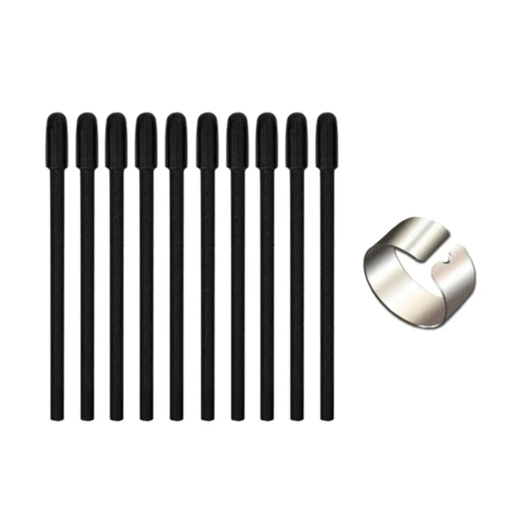 Punte di Ricambio per Tavoletta Grafica, Set di Ricariche per Penna Liscie e Durevoli con Clip in POM per Wacom Pro Pen 3 PTK470 670 870 DTH135 172 271