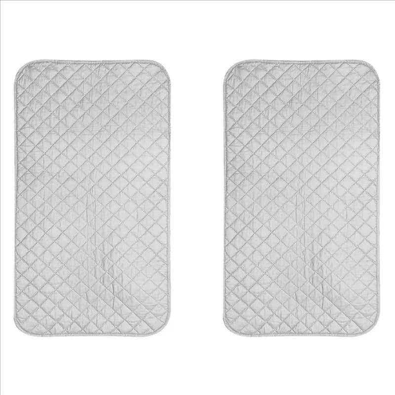 HGHO 2X Tappetino da stiro da tavolo Tappetino per lavanderia Lavatrice Asciugatrice Bordo di copertura Coperta resistente al calore Pressa Protezione per vestiti