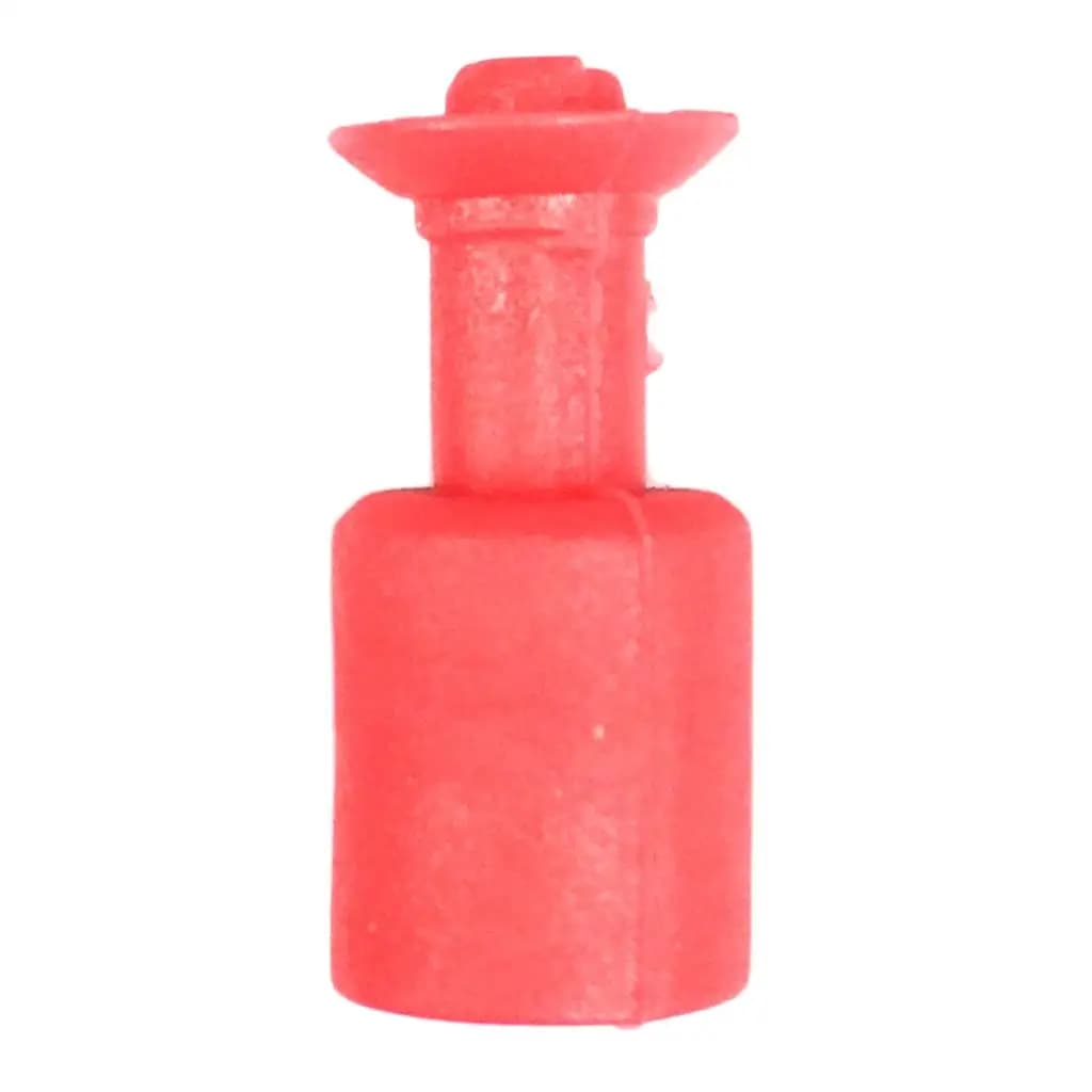 Set di Dardi in Plastica Rossa Calibro 40 con Punta Smussata per Pratica all'Aperto con Soffietto