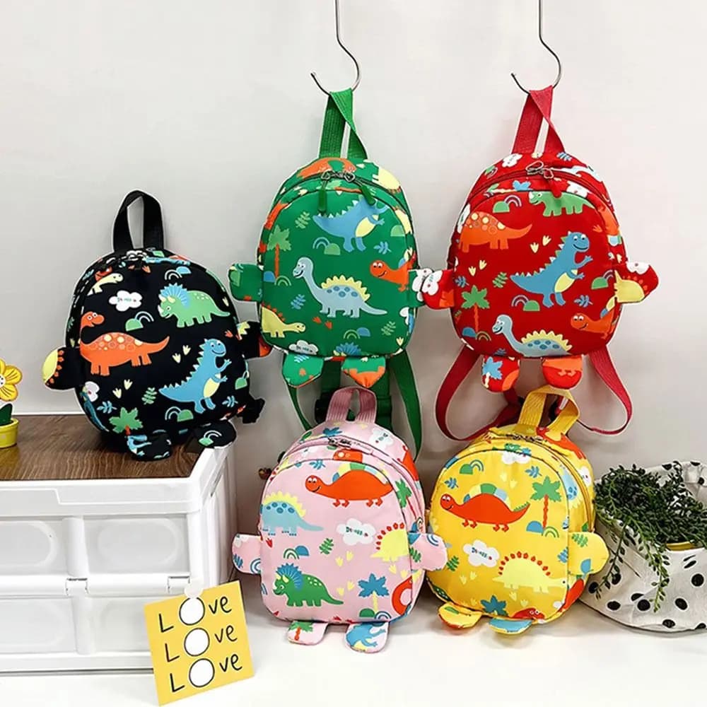 Cute Cartoon Dinosaur Adjustable Backpacks School Bags Kindergarten Schoolbag Kid Backpack