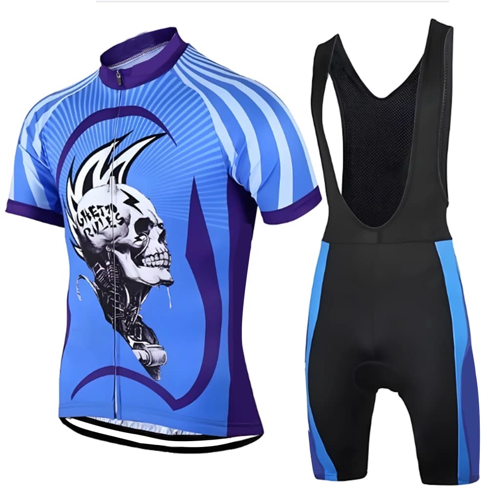 Completo da Ciclismo Estivo da Uomo 2 Pezzi (Maglia + Pantaloncini) - Nuovo Kit Ciclismo Estivo Squadra Spagna 2026 - Abbigliamento Ciclismo - Maglia Ciclismo -
