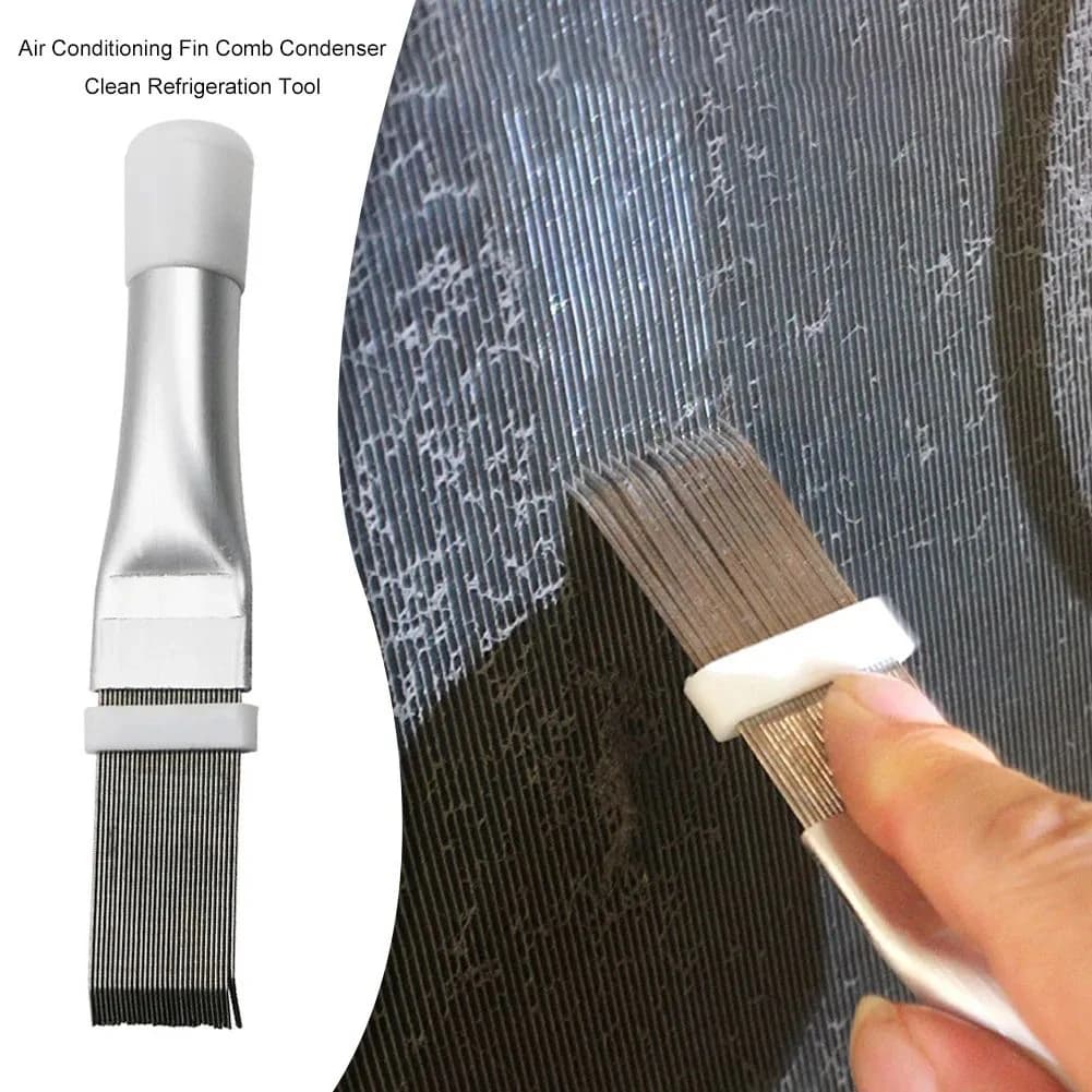 Professional Grade Car Radiator Fin Comb and Air Conditioner Cleaning Brush Set for Routine Cooling System Service
