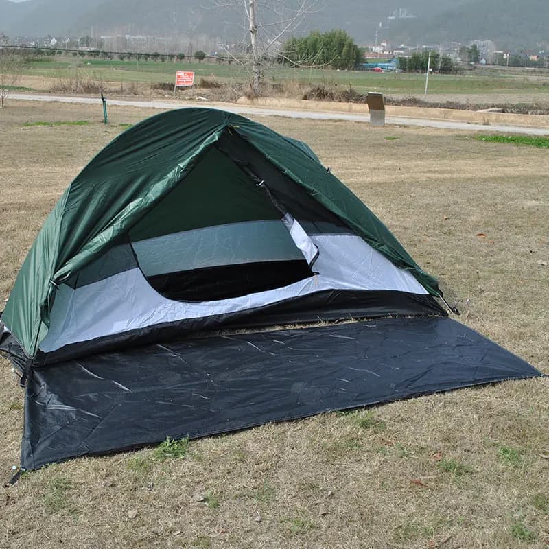 Lightweight Backpacking Tent for 1 Person, 4 Seasons, Aluminium, Windproof and Rainfall, Professional Hiking Tent