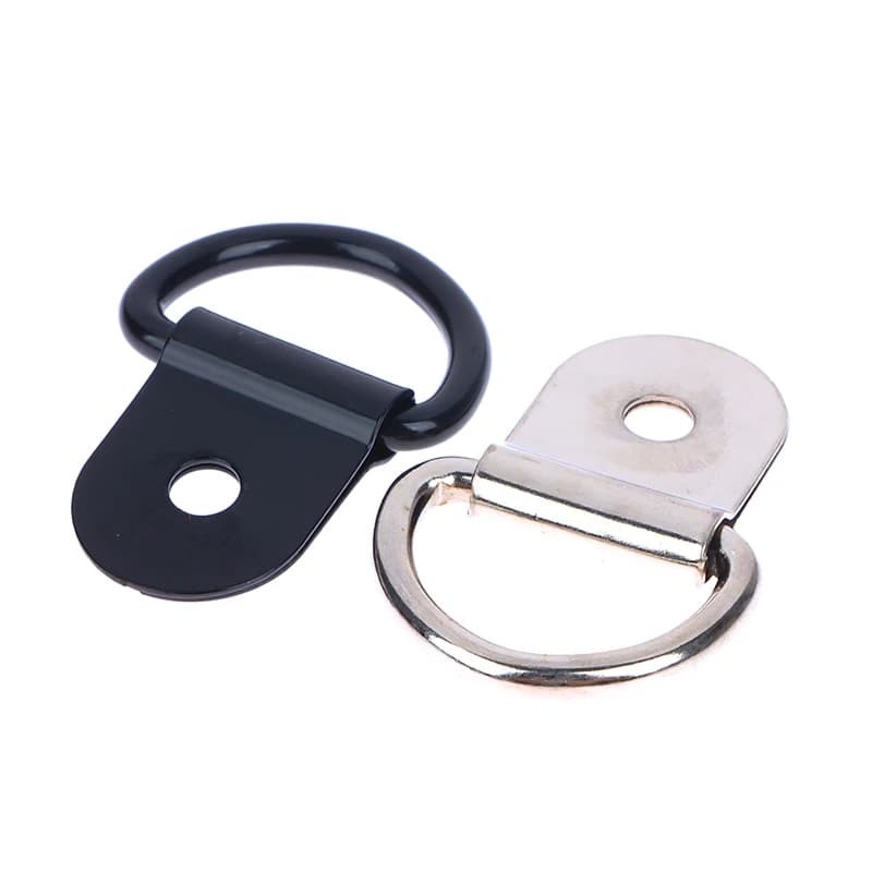 ** ★ ★ 10 Pezzi Ganci a D in Acciaio Inossidabile, Anelli di Ancoraggio per Fissaggio Carico, Accessori per Rimorchi, Camper e Barche