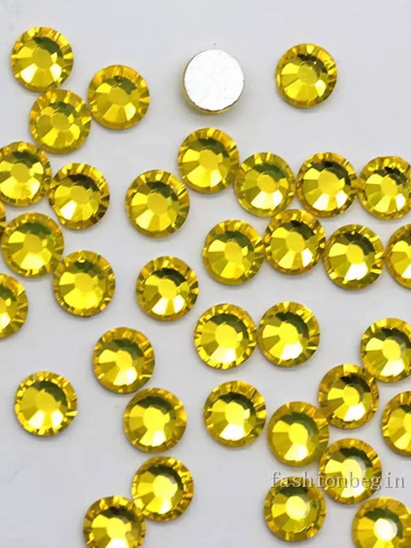 1400 pz ss8 43-Colori argento Flatback Non hotfix strass di cristallo 3D Decorazioni per unghie Super Glitter strass pietra di vetro