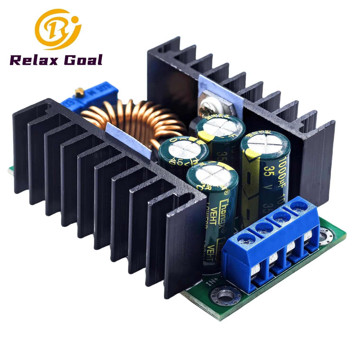 Convertitore buck step down regolabile DC-DC da 300 W max 9A da 5-40 V a 1,2-35 V Modulo di alimentazione Driver LED per Arduino 300 W XL4016