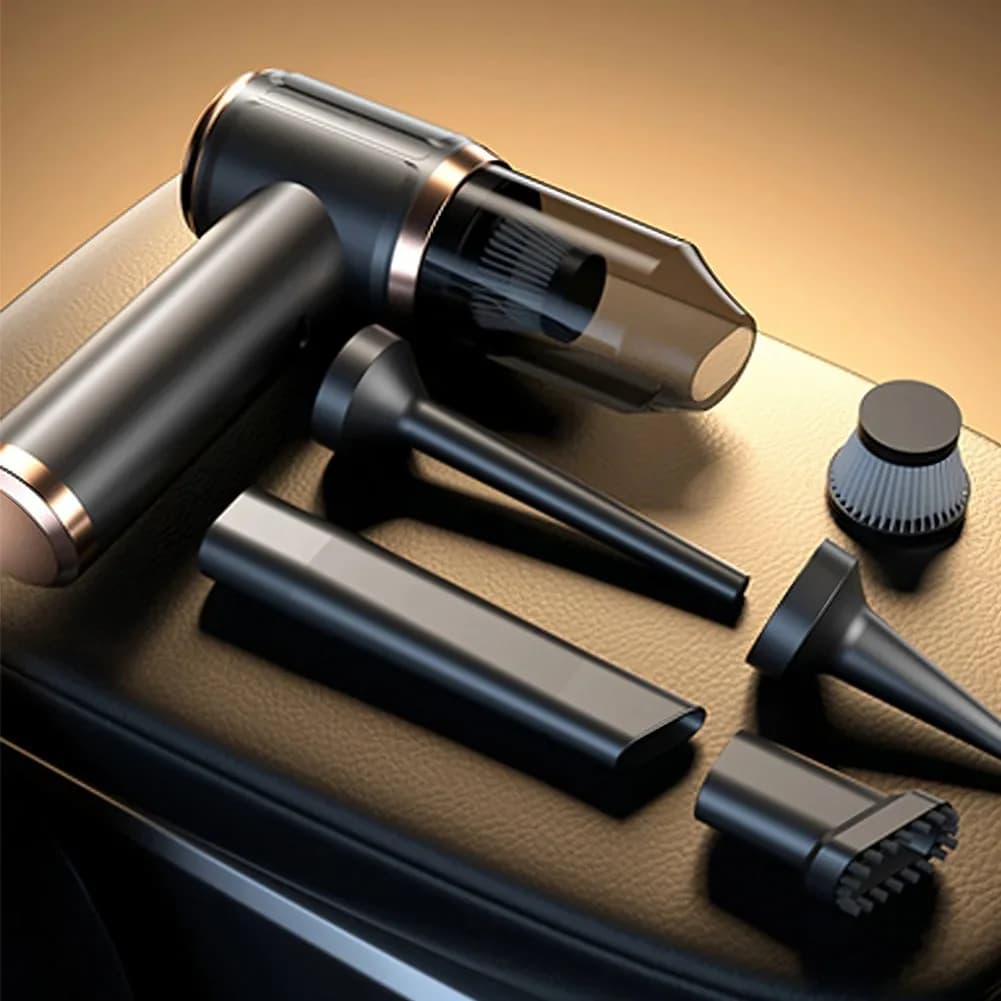 Aspirapolvere per auto 5 in 1 Aspirapolvere per auto portatile multifunzione 45000pa Potente macchina di aspirazione per auto per l'home office
