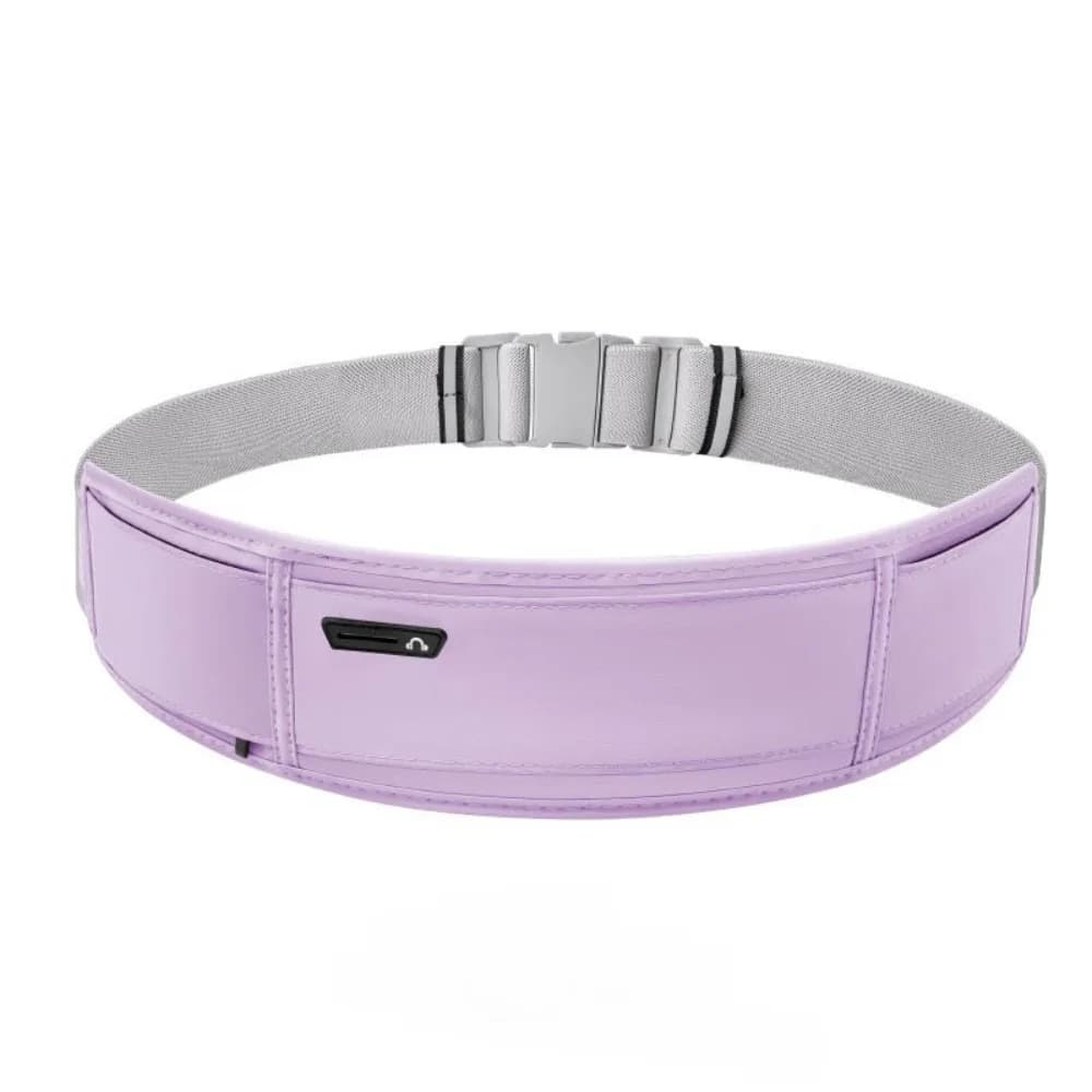 Waterproof Sports Waist Bag with Phone Door Bottle Holder Invisible Waist With Closure Light Multifunction Running Belt