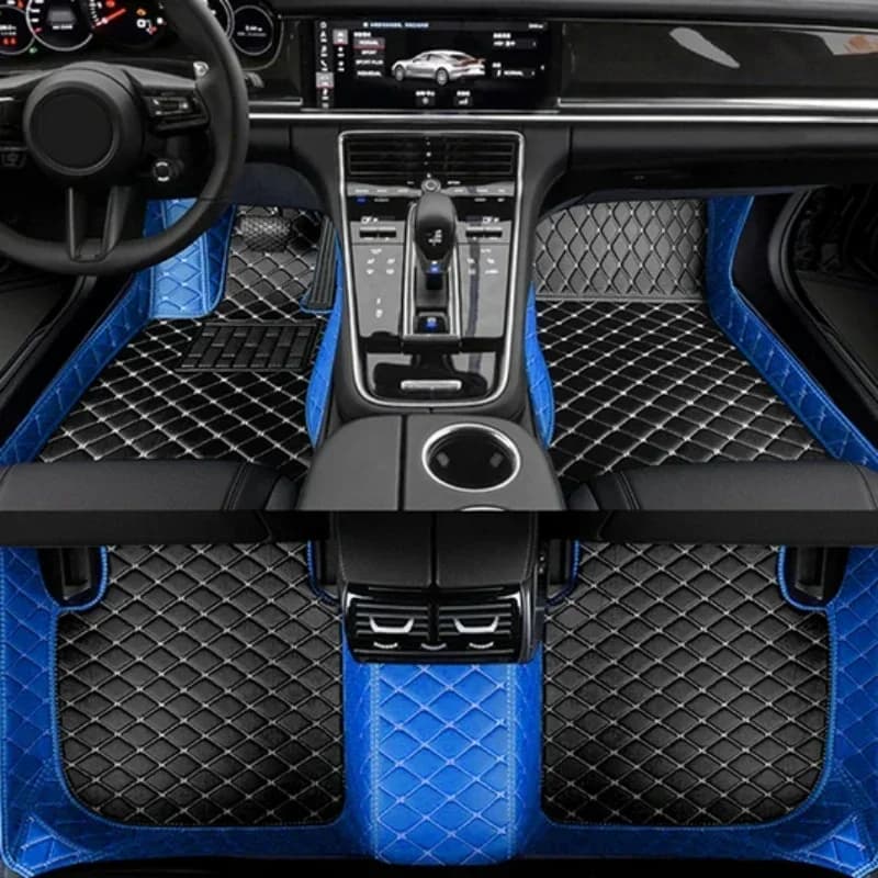 Tappetino per auto con colori di giunzione personalizzati per BMW Serie 6 E64 Convertible 2003-2010 E63 F06 F12 F13 Accessori interni per auto