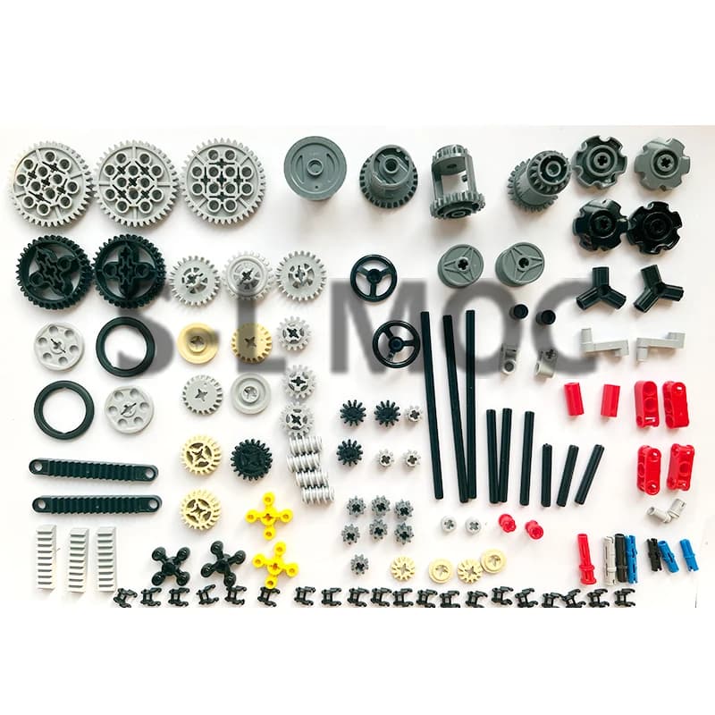 120 pz MOC Gear 40 denti connettore asse Pin Liftarm mattoni High-Tech edifici fai da te blocchi regali compatibili per i bambini creativi