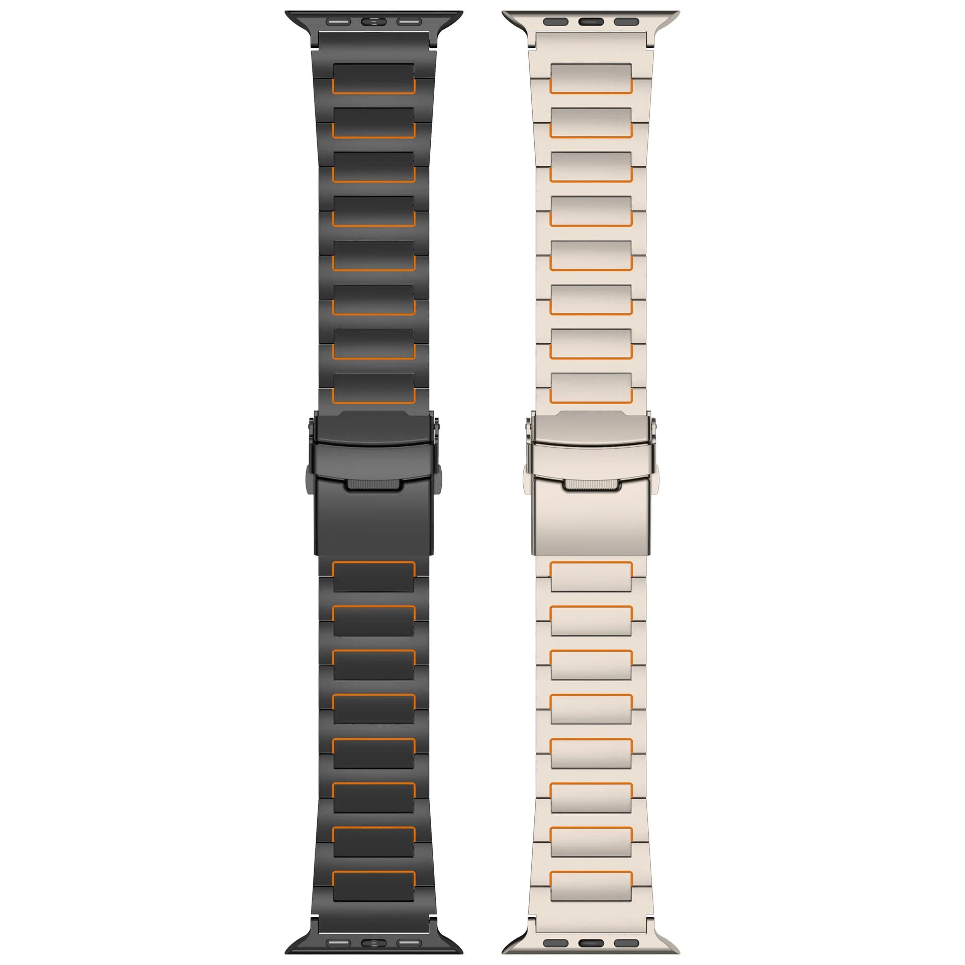 Titanio di lusso per cinturino Apple Watch serie 9 7 8 se 10 11 ultra 2 3 Bracciale in metallo correa iWatch 49mm 42mm 44mm 45mm 46mm fascia