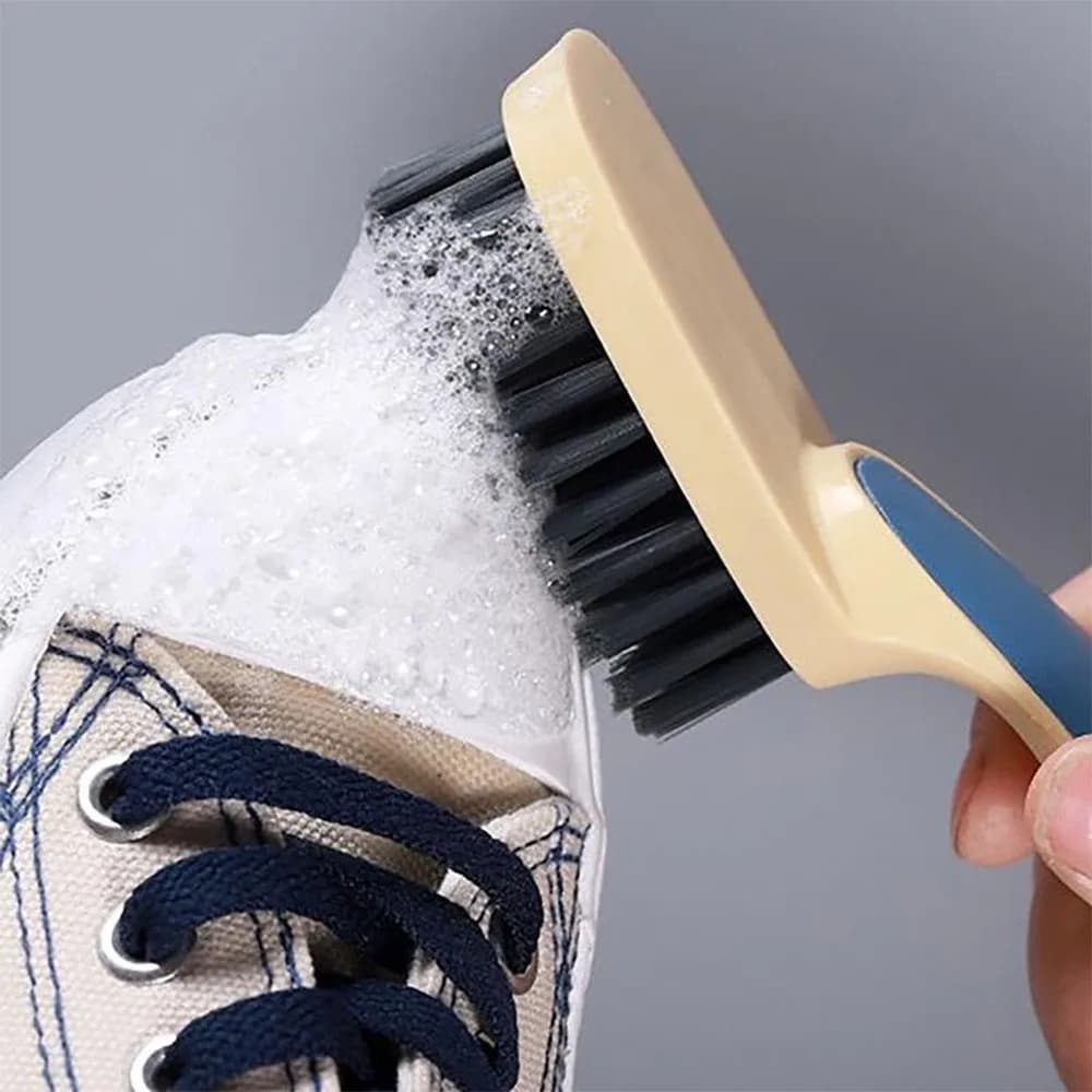 Durable Multifunctional Shoe Brush No Hair Loss No Damage Laundry Brush Long Handle Clean Brush