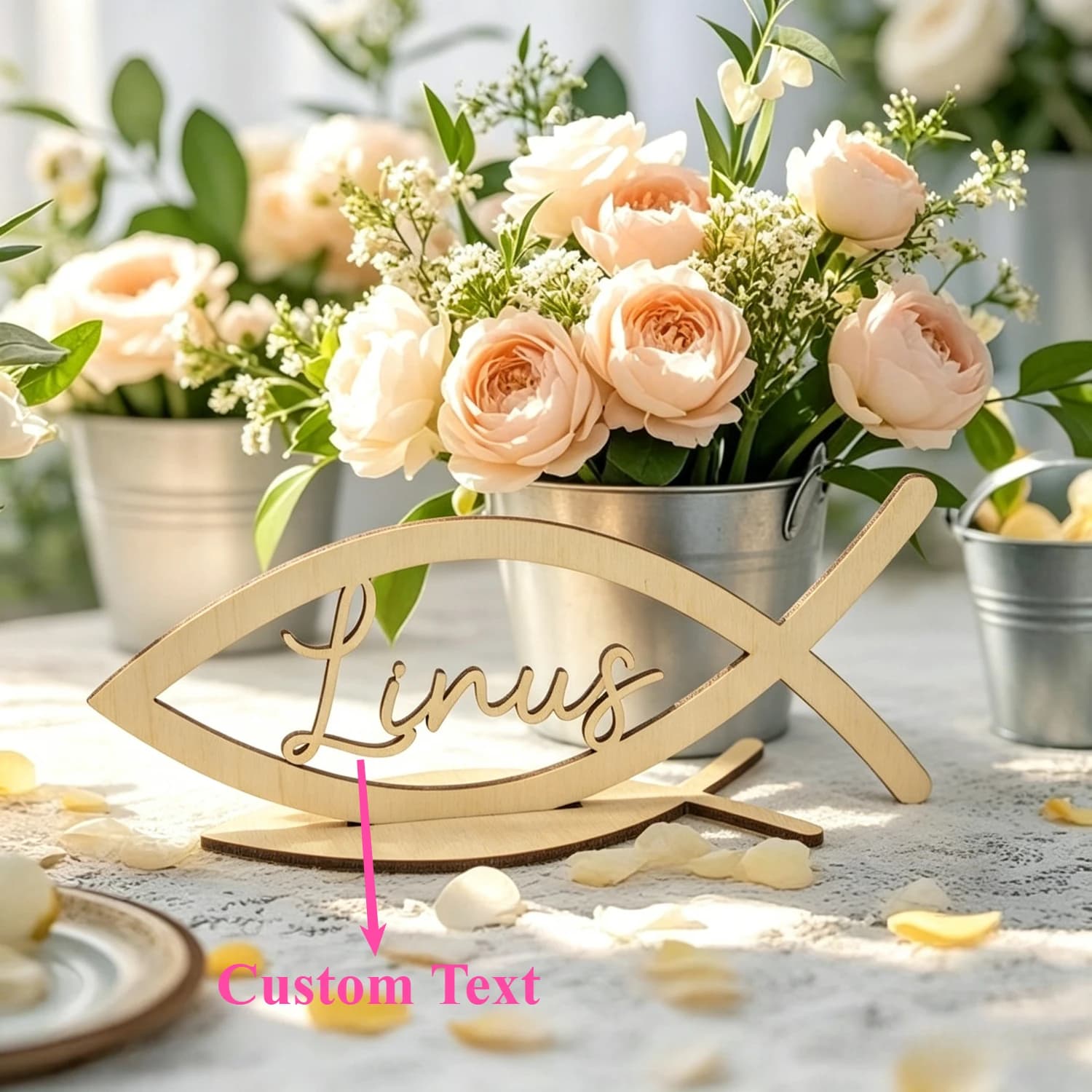 1 Pezzo Insegna in Legno Personalizzata, Contenuto Personalizzabile, Adatta per Decorazione di Stanze e Casa, Regali Personalizzati