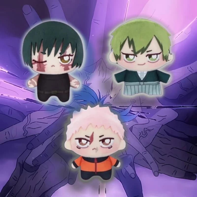 NUOVO Giocattolo Anime Jujutsu Kaisen, Simpatico Peluche Zenin Naoya, Bambola Morbida Imbottita Maki Itadori Yuji, Accessori da Collezione, Regali per Fan