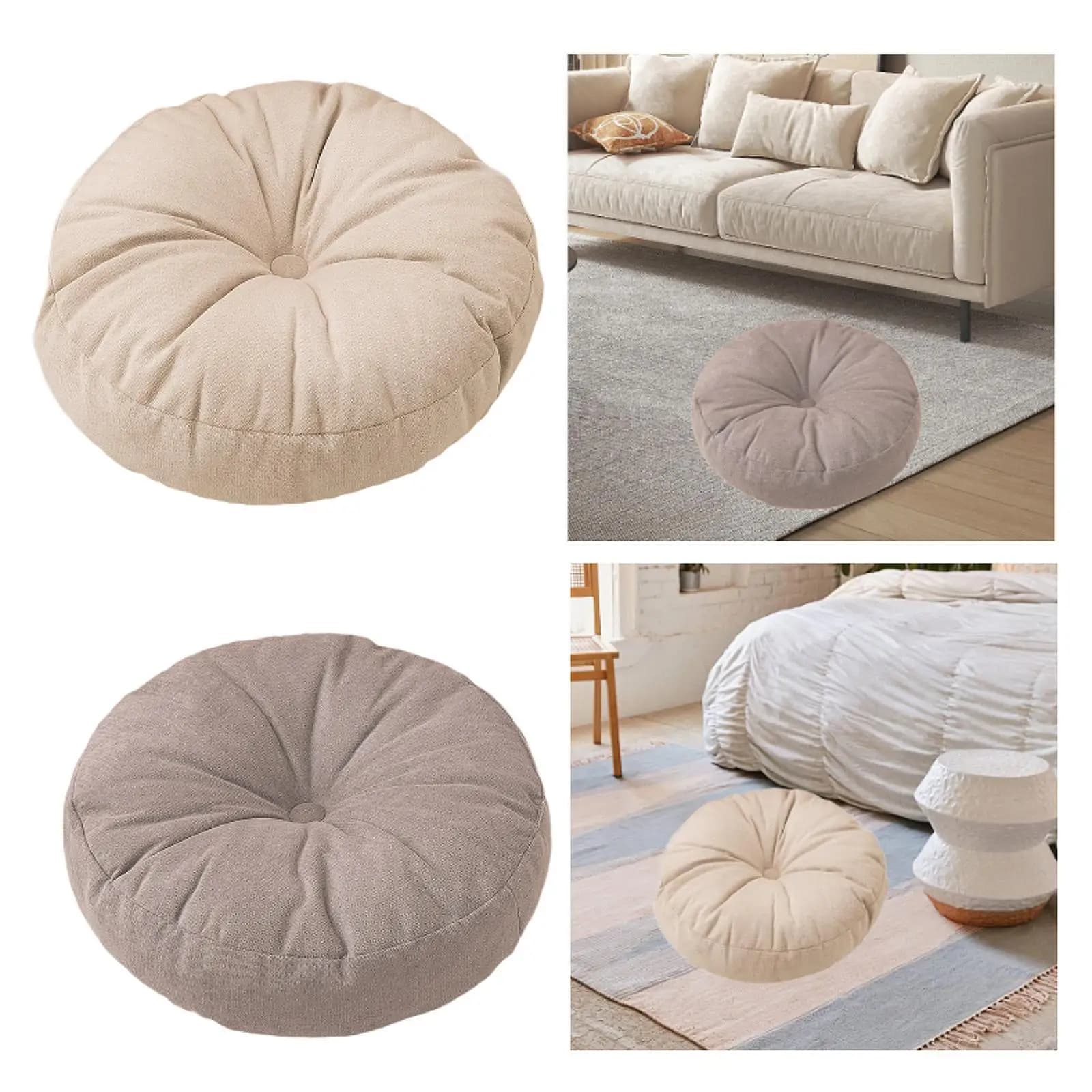 Tatami Floor Pillow Seat Pillow Booster Seat Pad Comfortable Furniture Meditation Pillow for Bedroom Prayer Tea Ceremony