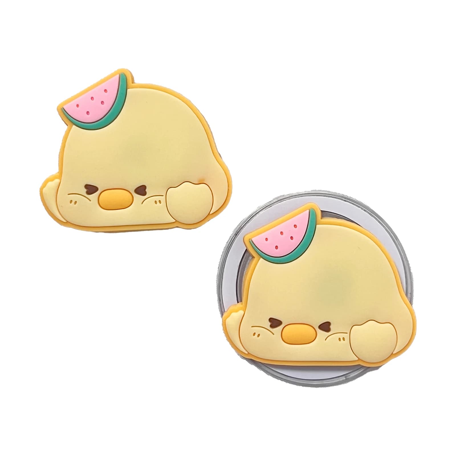Morbido e carino animale torta pollo supporto per telefono Griptok supporto per telefono supporto per iPhone 17 iPhone 16Pro Max Samsung
