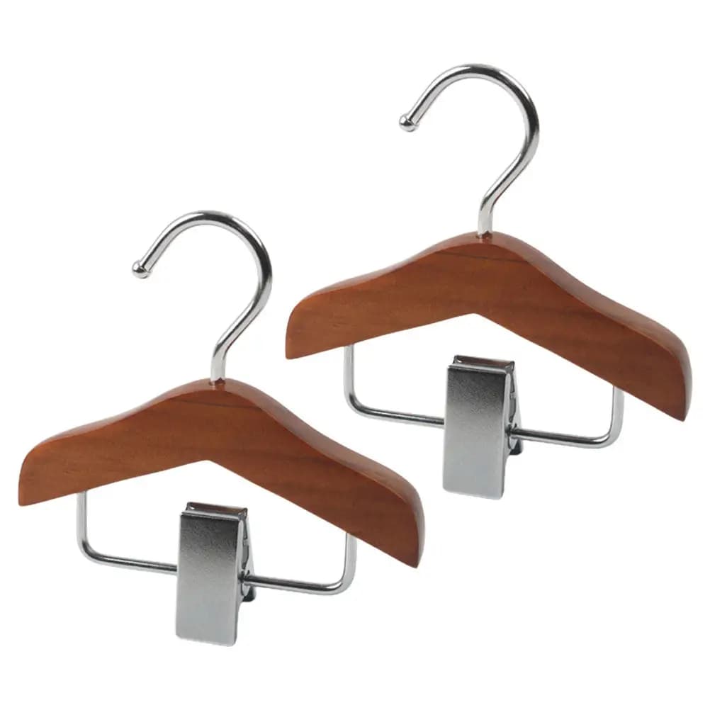 2Pcs Small Pet Hangers Sturdy Dog Cat Clothes Hanger Mini Size for Hanging Garments Small Hangers Dog Clothing Hanger