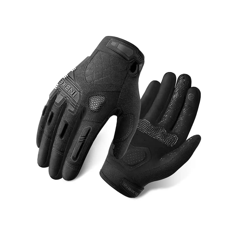 Guanti da Mountain Bike MTB Touchscreen con Imbottitura EVA Rinforzata e Protezione Nocche in TPR per BMX MX ATV Moto
