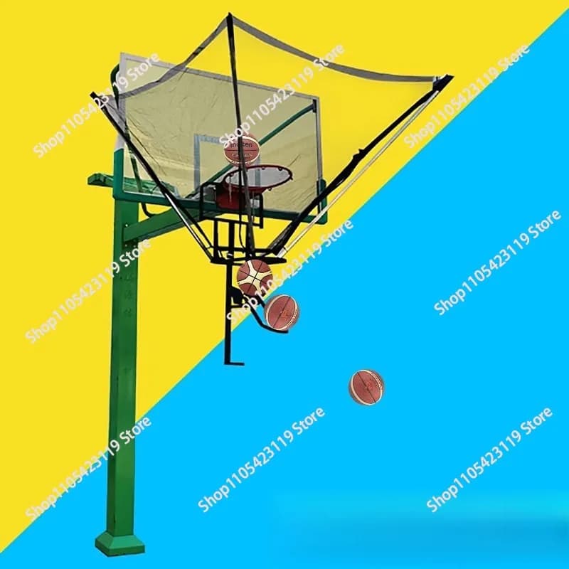 Attrezzatura per allenamento di tiro e recupero nel basket, macchina lanciapalline continua, macchina automatica per il servizio, attrezzatura per l'allenamento del tiro.