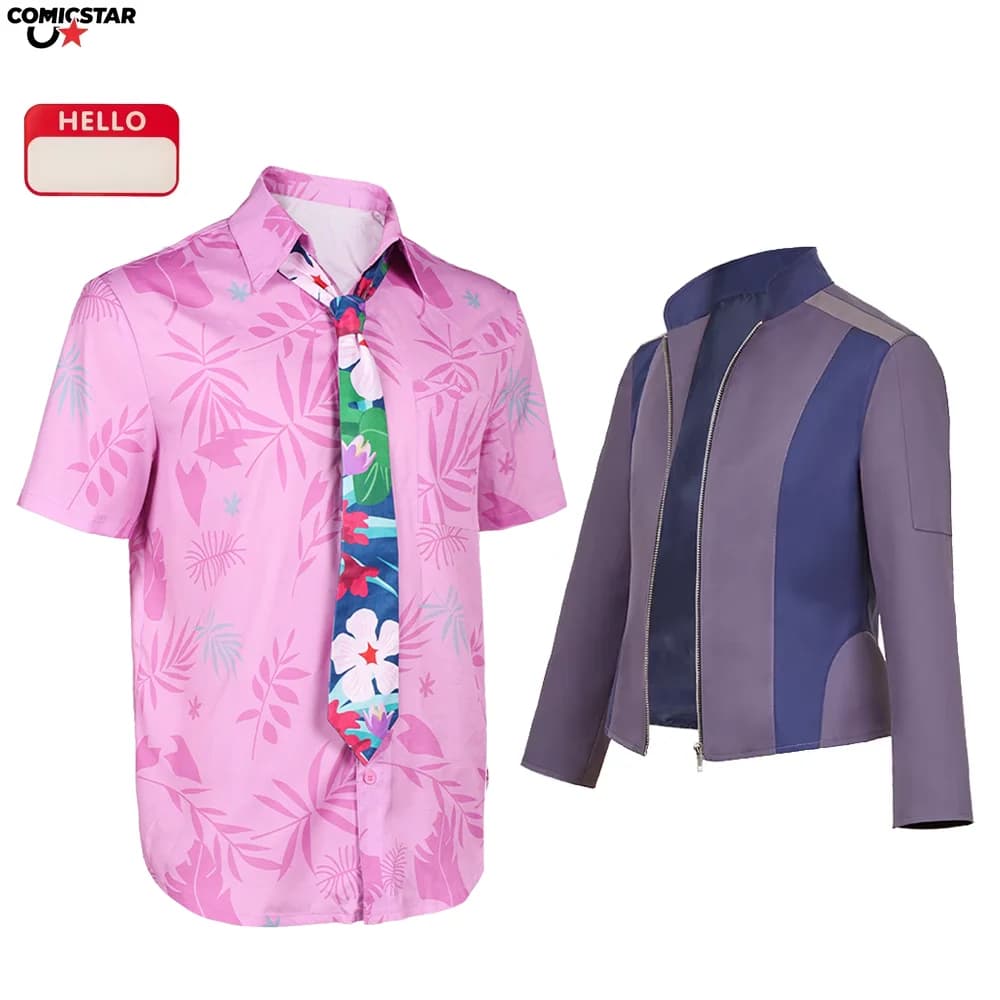 Nick Wilde Cosplay T-shirt Judy Hopps Costume Coat Hairband HELLO Badge Fox Rabbit Bunny Daily outfits Adult Men Women Halloween