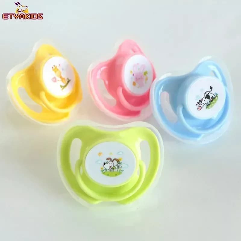 Rabbit Cow Giraffe Dog Pattern Cartoon Pacifier for Baby Infant Nipple Soother Food Grade Newborns Pacifier Teether Accessories