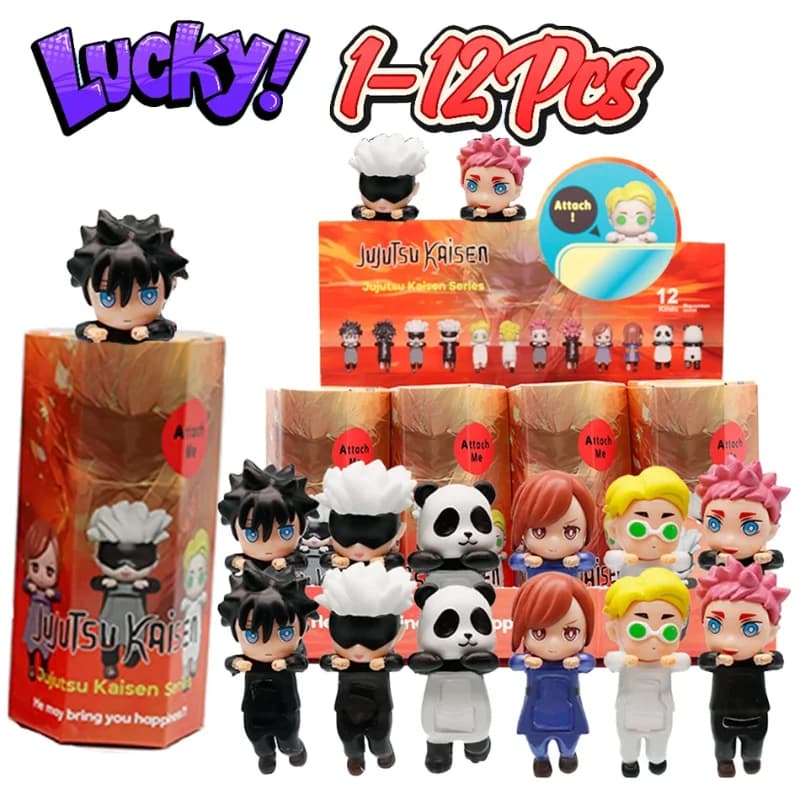 Anime Jujutsu Kaisen Gojo Satoru Itadori Yuji Action Figures mentira incline bambola PVC modello collezione ornamento desktop decorazione giocattolo