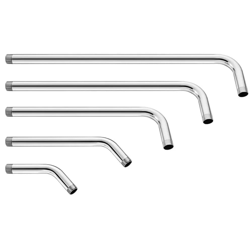 1PC Wall Shower Arm Shower Head Extension Pipe Stainless Steel Arm Bracket Bathroom Home Accessories