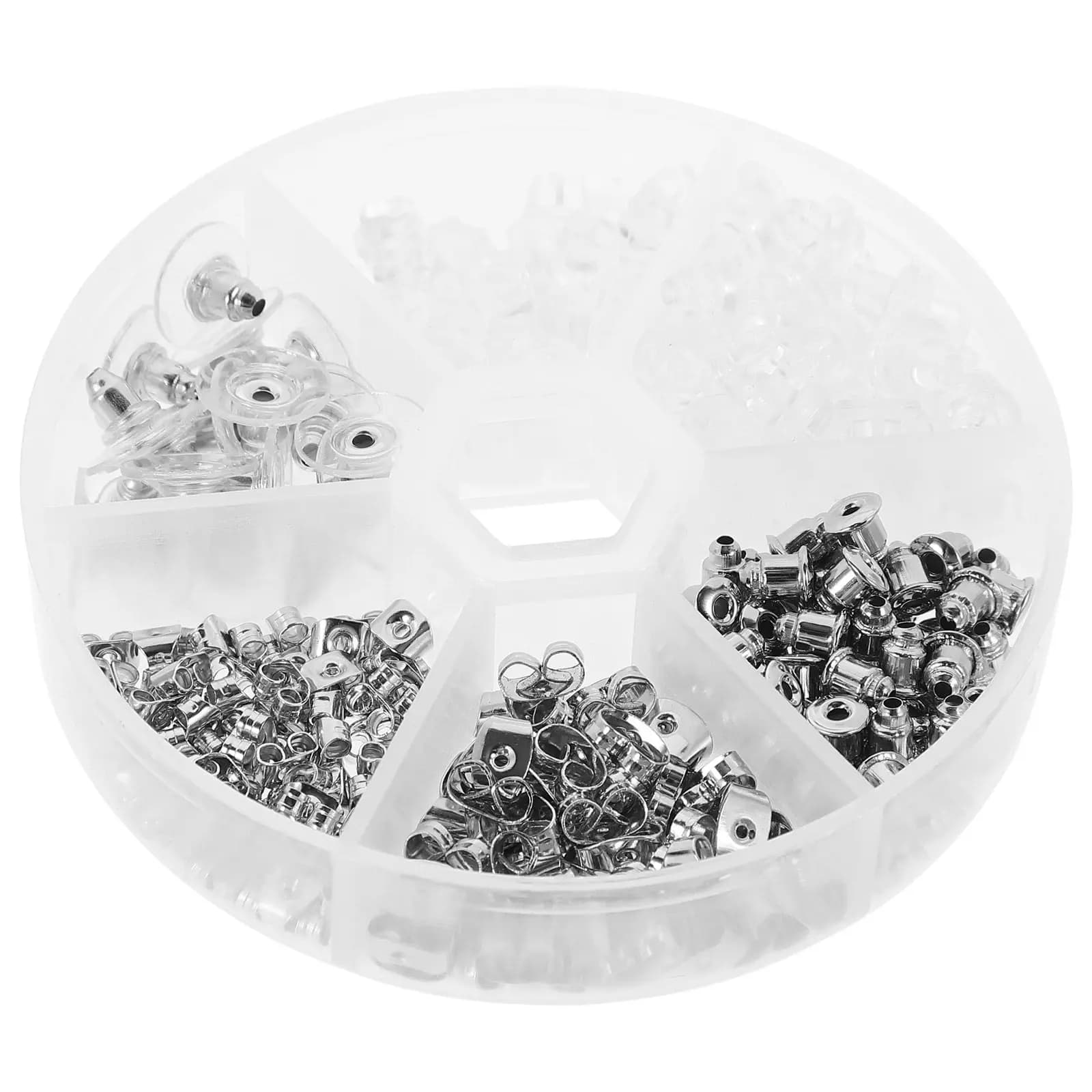 Set di Chiusure per Orecchini in Silicone ad Alta Resistenza, Resistenti all'Usura, con Blocco di Sicurezza per Orecchini a Perno e Orecchini Pesanti, Accessori per Gioielli
