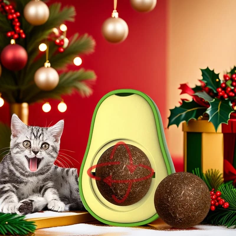 Articles for pets Toys Cats Wall Ball Games for cats Rotating licking pussy Sweets Toy Teeth whitening 360 ° interactive wall ball