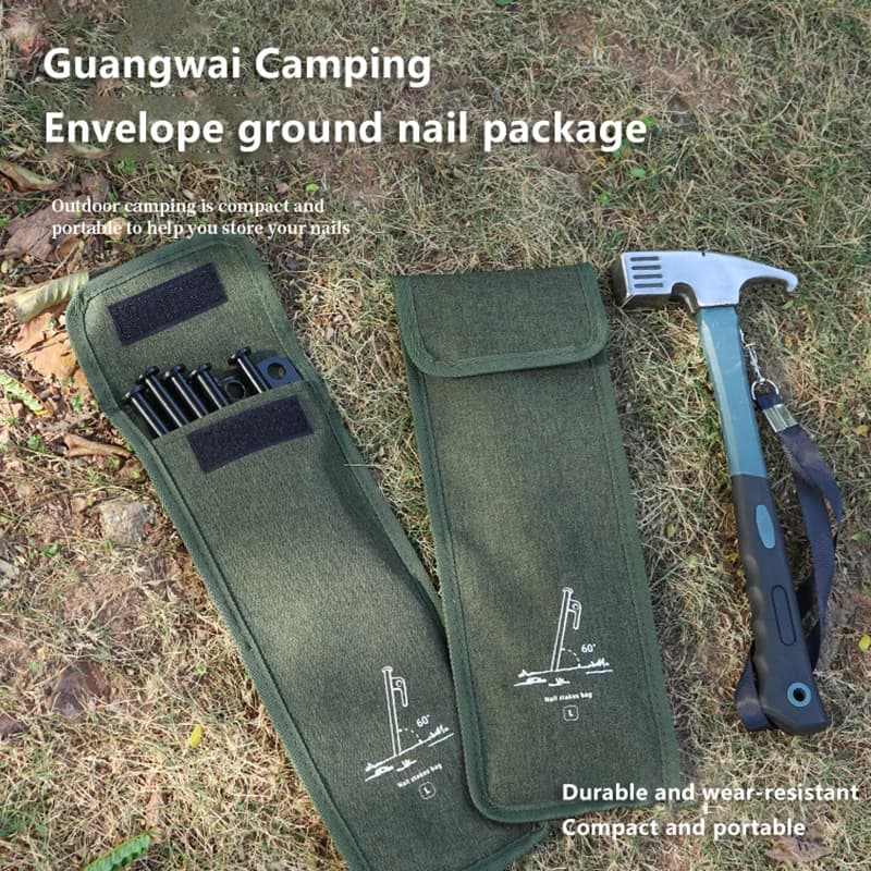 Outdoor nail bag Camping kit Multifunctional nail bag Bag for storing large accessories in Oxford camping fabric