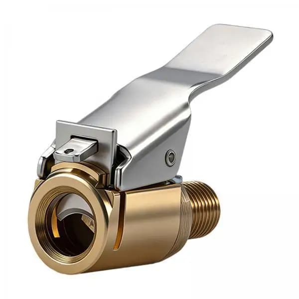 Auto Parts Tyre Air Pump Clip Nozzle Copper Tire Air Chuck for Bike Car Motorcycle Truck Inflation