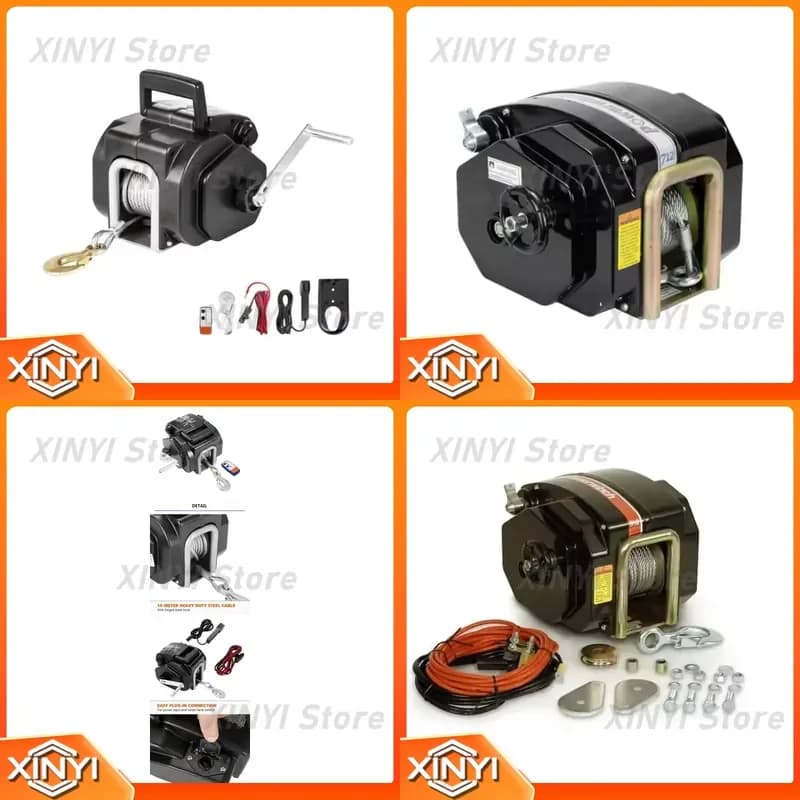 for Electric Power Source Powered Boat Drum Anchor Winch for Boat Winch Anchor