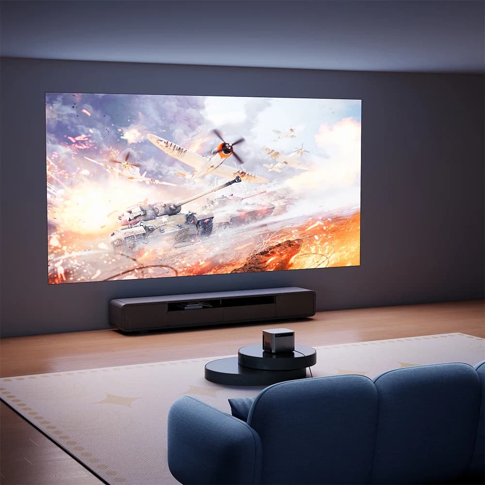 Nuovo tessuto bianco morbido 72-150 pollici 4K Schermo per proiettore Bianco opaco UHD Migliorato 1.25 Guadagno Home Theater Proiettore a cornice fissa Scre