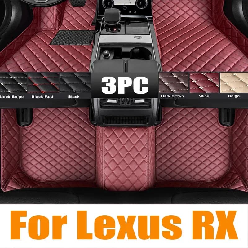 Tappetino per auto per Lexus RX 350 350h 500h 450h + Hybrid 2023 2024 Liner TPE Impermeabile Copertura completamente personalizzata Spazio Pad Tappeto Accessori