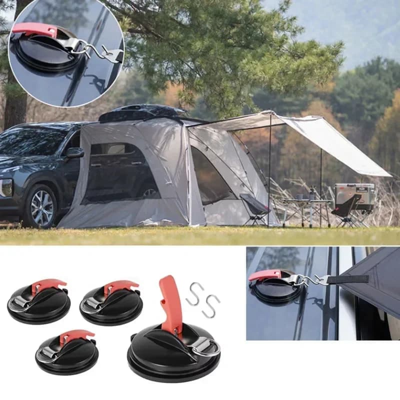 Nuovo ancoraggio a ventosa sottovuoto con gancio fisso Gancio a ventosa per cinturino per orologio per auto resistente Stabilizzatore per bagagli da bagno per auto