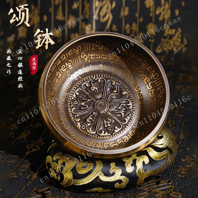 Hand Made Singing Bowl, Buddhist Sound , Yoga Healing Meditation Bowl, Xizang Singing Bowl, Buddhist Sound