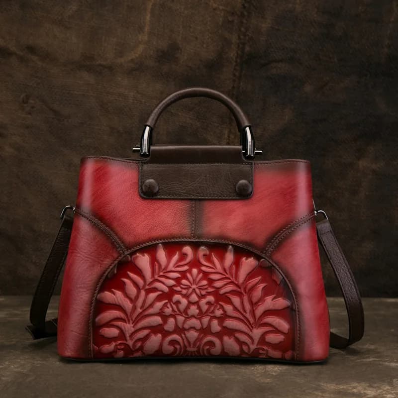 Borse a tracolla da donna Strato superiore in pelle di vacchetta Arte Olio Graffiti Borse dipinte Borse Shopper Borsa a tracolla Elegante