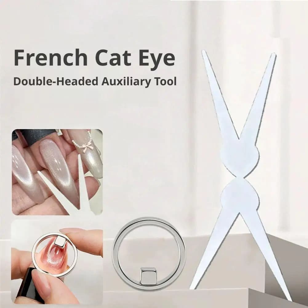 Bastoncino Magnetico Multifunzionale per Manicure, per Smalto Gel Magnetico, Strumento Magnetico in Metallo Opaco per Manicure 3D Glitter Cat Eye