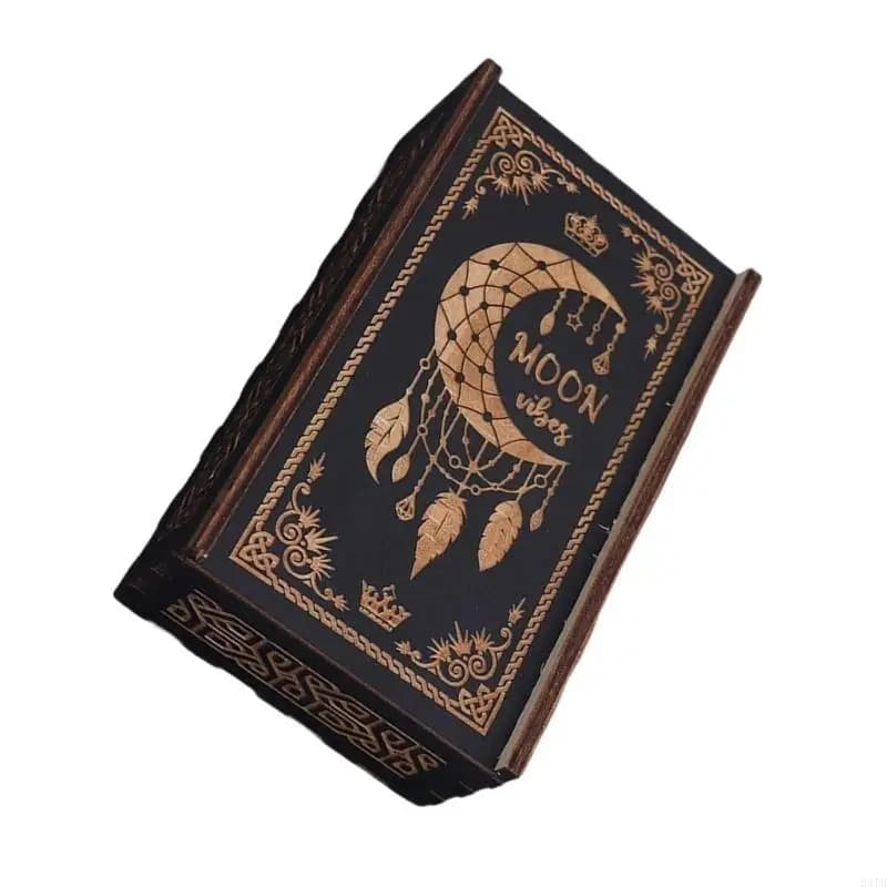 Scatola porta carte Tarocchi Contenitore porta carte portatile Portaoggetti astrologia Scatola portaoggetti Push Pull