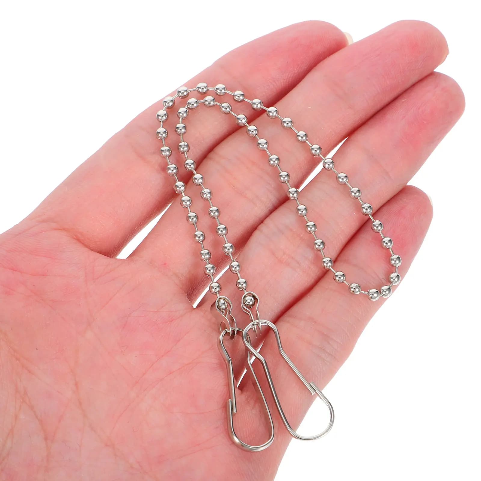 24Pcs Sturdy Link Chain Decor Hanging Chains with Hooks for Picture Hanging Plant Hangers Flower Pots Bird Feeders Chalkboards